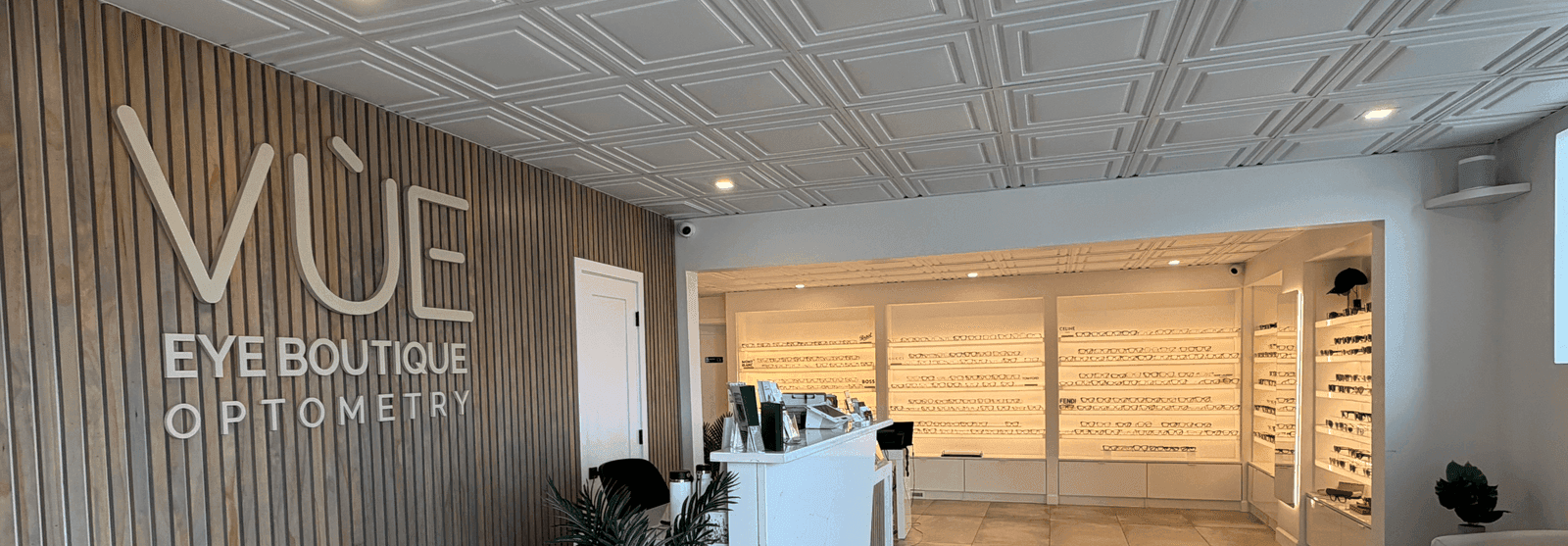 Vue Optometry homepage
